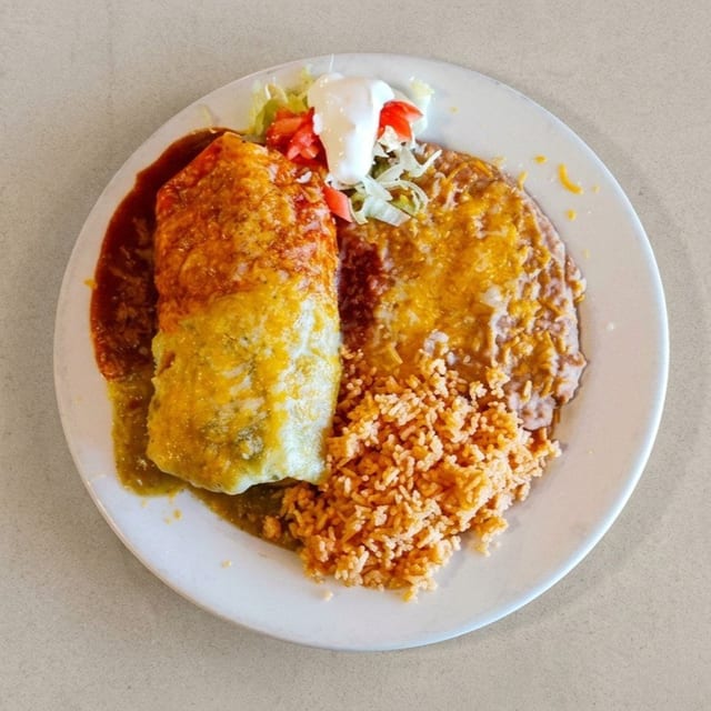 Alfredo's Smothered Burrito.