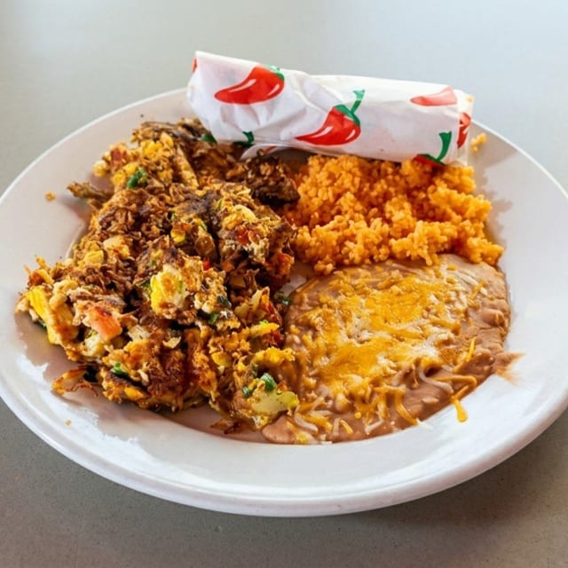 Tiny's Machaca Plate.