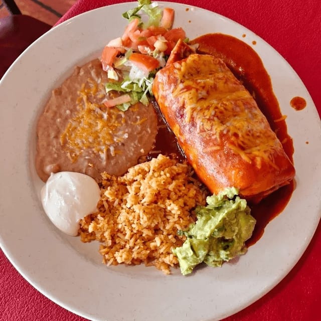Chimichanga Plate.