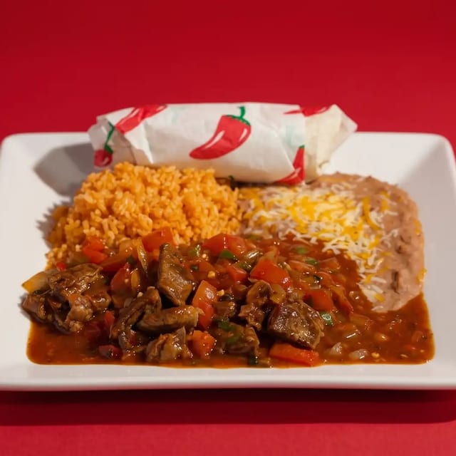 Carne a la Mexicana.