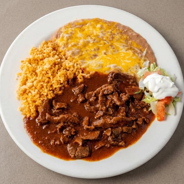 Chili Colorado Plate (Mild).